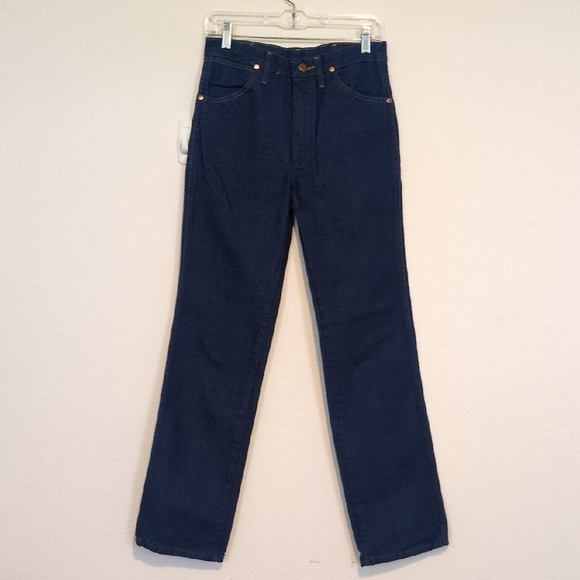 Halloween 🎃 Cowboy 🤠- Woody - Wrangler Men's Dark Blue Straight Jeans 29 X 32 - Picture 2 of 10